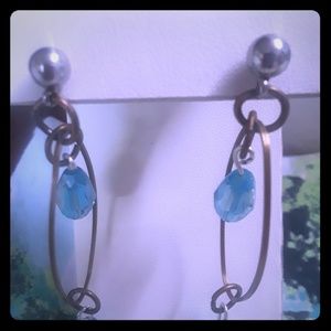 Caught in the breeze.